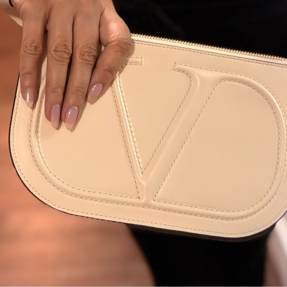 Valentino Garavani VLogo Calfskin Pouch